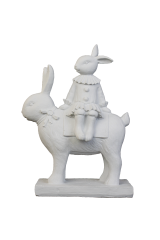 HYK798 - TAVŞAN ÜZERİNDE OTURAN TAVŞAN