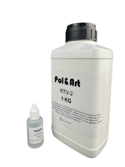 YS12 - 1KG RTV 2710 KALIP SİLİKONU 1. SINIF DOLGUSUZ (BEYAZ)
