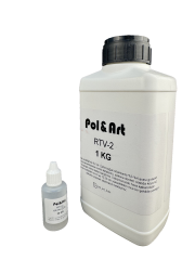 YS12 - 1KG RTV 2710 KALIP SİLİKONU 1. SINIF DOLGUSUZ (BEYAZ)
